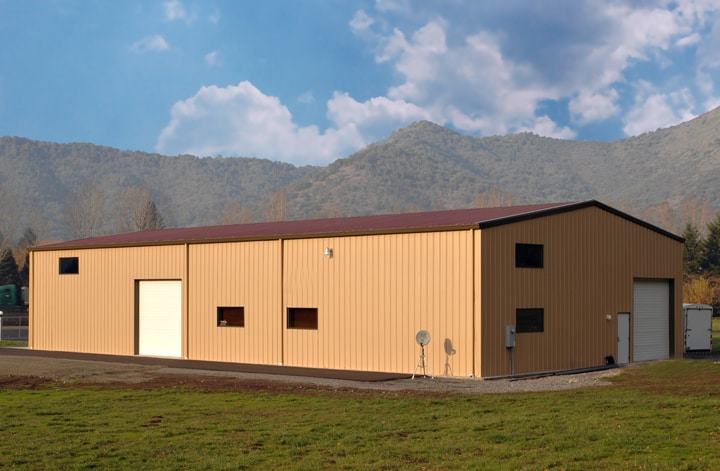 metal building in mountains – Factory Steel Overstock