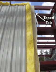 single layer steel building fiberglass insulation