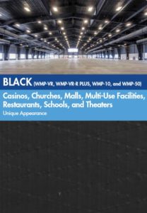 Black vinyl facing steel building insulation